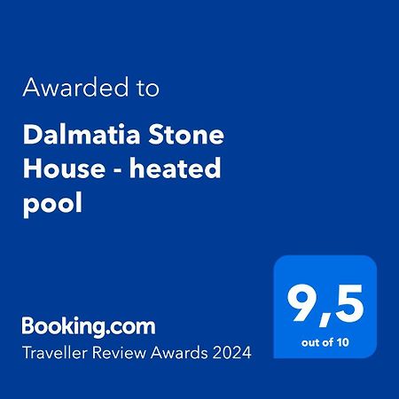 Dalmatia Stone House - Heated Pool Biorine Exterior foto